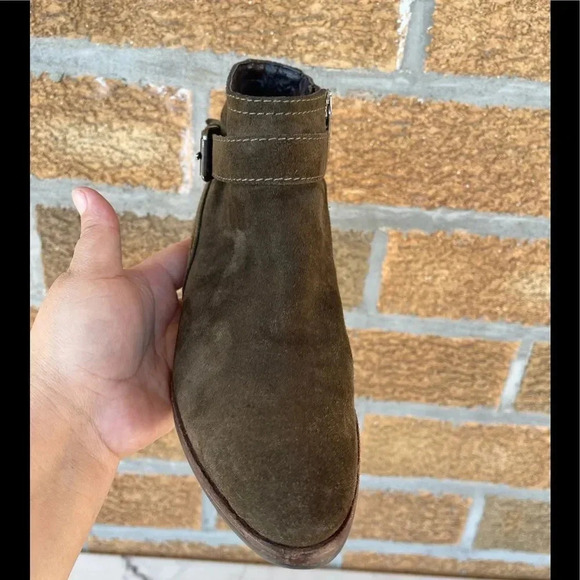 Aquatalia 'Fanny' Suede Ankle Boot 6 - Picture 11 of 12